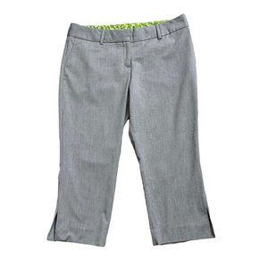 ISAAC MIZRAHI Live For Target Womens Size 10 Gray Cropped Dress Pants